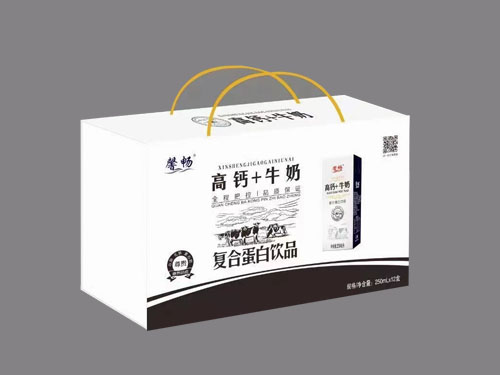 河南高鈣+牛奶復(fù)合蛋白飲品木盒